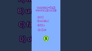 coding test | mock test | javascript quiz #javascript #js #youtubeshorts #shorts #trending #viral