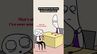 If I'm Honest in My Career Development Convos | Corporate Humor | Introverted Attorney Short