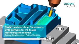 Digital Machine Shop: Tomorrow’s CAM Software for Multi-Axis Machining and Robotics