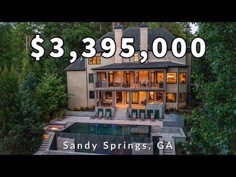 This Exquisite One Of A Kind Luxury Dream Home in Sandy Springs Georgia