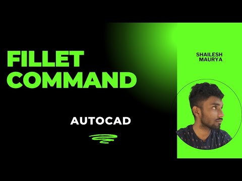 Fillet Command in AutoCAD | AutoCAD Beginner Guide | AutoCAD Tutorial