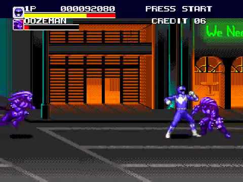 Sega Mega Drive - Mighty Morphin' Power Rangers: The Movie