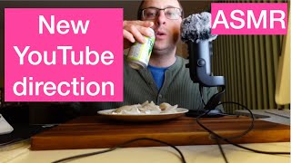 ASMR new YouTube direction, thoughts on bad comments, eating pirogies, whispering