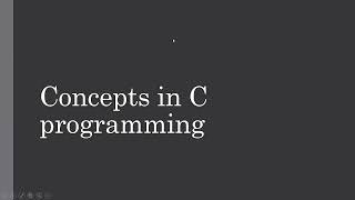 Basic concepts in C : Constants, Variables, keywords, data types