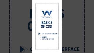 #webitechshorts (27) | How To Create CSS User-interface Properties in CSS with example in CSS
