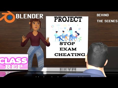 Blender character animation short film - behind scene 4