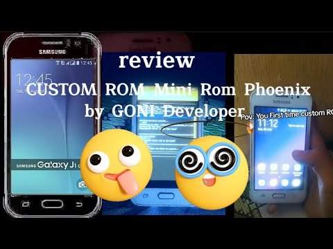 Custom Rom For Samsung Galaxy J1 Ace Review [MINI ROM PHOENIX] By @gonichavez4997