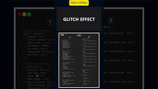 Glitch Text Effect Using CSS in React JS 🚀 #coding #frontend #programming  #webdevelopment