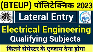 Polytechnic Electrical Engineering Lateral Entry Qualifying Subjects | Lateral Entry Electrical