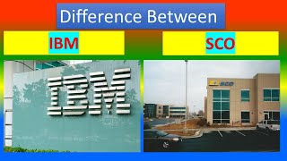 Difference between IBM and SCO