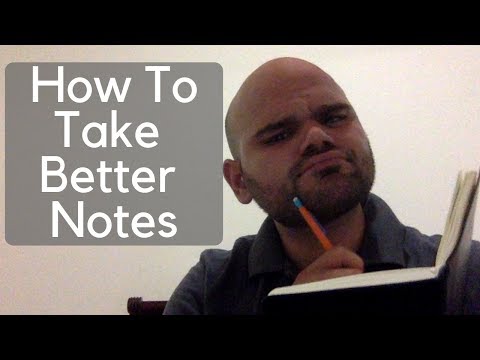 How To Take Better Notes In Class