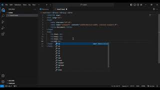 first time html start
