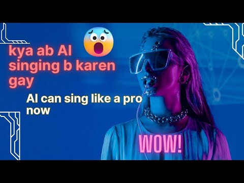 AI singing a song