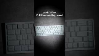 Introducing Keychron Q16 HE 8K  — the world's first keyboard built entirely from ceramic