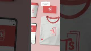 logo inisial Ts #logo #logoviral #logodesign #shortvideo #logoolshop #monkey