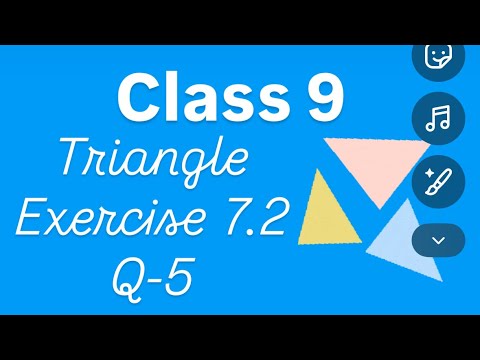 Exercise 7.2 Q-5 | Triangle | Ncert maths class 9 | #maths #class #education #cbse #class9 