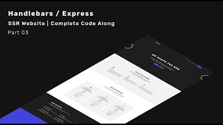 Handlebars & Express - Gulp Setup - #03 - One Page Website Code Along