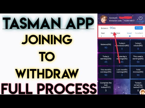 Tasman App // New Earning App Today // Dally Task = 45 without investment earning money App