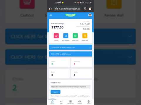 students earn cash  details business