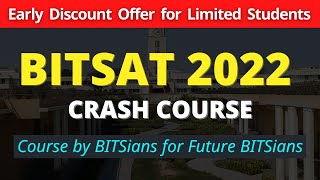 BITSAT 2022 Crash Course | 4 Months Course | Limited Seats | Your Roadmap to BITS Pilani |BestOffer🔥