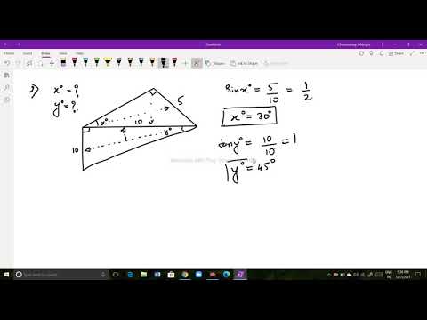 Solution Of Right Triangles