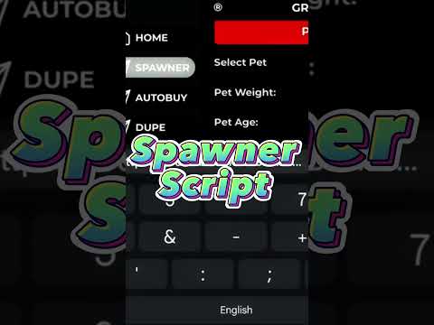 Grow a Garden Spawner Script 💣 | Spawn Pets, Eggs & Seeds Instantly! 🐾🌱 #robloxscript #robloxshorts