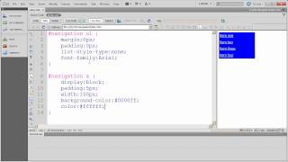 Creating CSS Navigation - Creating a simple vertical rollover menu