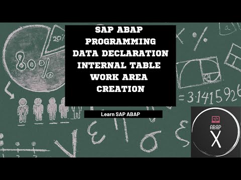 6.AbapX - SAP ABAP Programming Part - 1 #sap  #sapabap