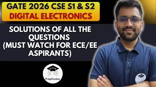🔥GATE 2026 Digital Electronics CSE All Solutions || PrepFusion