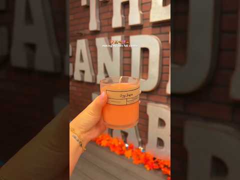 making my own fall candle🧸 #candlemaking #fallseason #diyideas #pinterestgirl #pinterestaesthetic