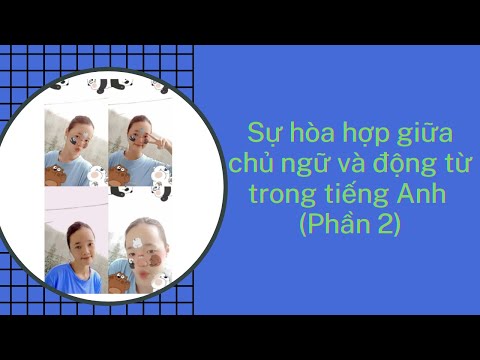 Sự hòa hợp giữa Chủ Ngữ và Động từ (Các chủ ngữ mà động từ luôn chia ở số nhiều)