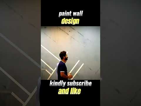 Painted wall design by anas life hub  #duckybhai #wallpaint #anaslifehub #dailyvlog