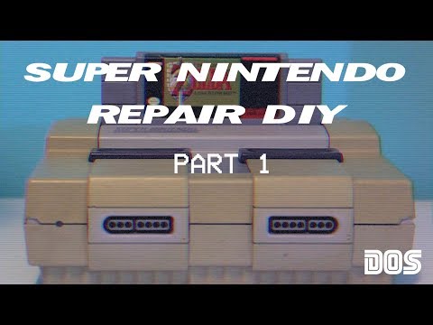 Classic Super Nintendo (SNES) Power Port Repair - How To DIY - Part 1