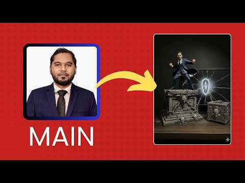 AI Art Tutorial:Dark Resin Statue Design with Gemini AI & MidJourney | AI Image Generation & Editing