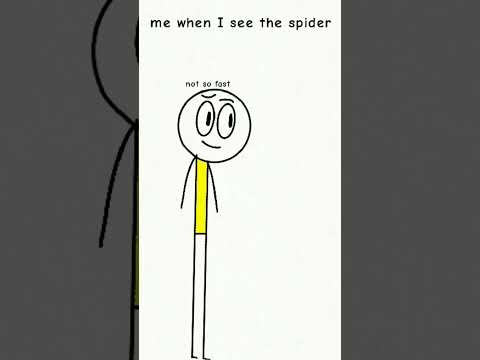 Me when I see That Spider.#spider #fyp #animationmeme #animation