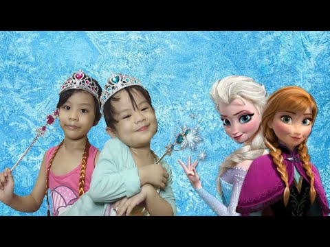 Chacha and Cheche practice singing Let it go