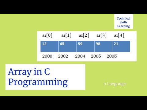 arrays in c|c programming arrays|arrays in c language|Technical Skills Learning