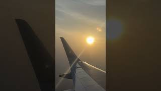 The sky is the limit 🌅✈️ | #travel #yt #sunrise #airplane #beautiful #song #sun #world