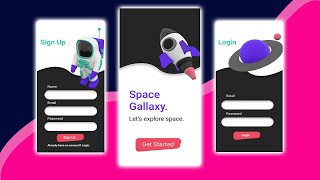 Android Login Screen | Login/Signup Page | Basic Course of UI/UX Design | Figma UI/UX