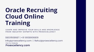 Oracle Recruiting Cloud training | Master Oracle Recruiting Cloud: Online Training & Certification