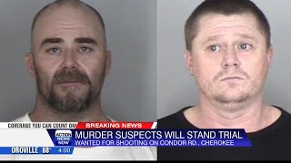 Two Humboldt County men held to answer for the double murder of two men in the Cherokee area