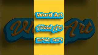 Clean Word Art in Photoshop #adobetutorial #photoshop #typographyart #textdesign