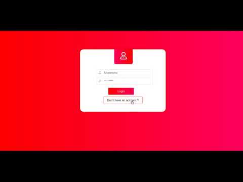 Login & Signup Form using Html5 Css3 Jquery