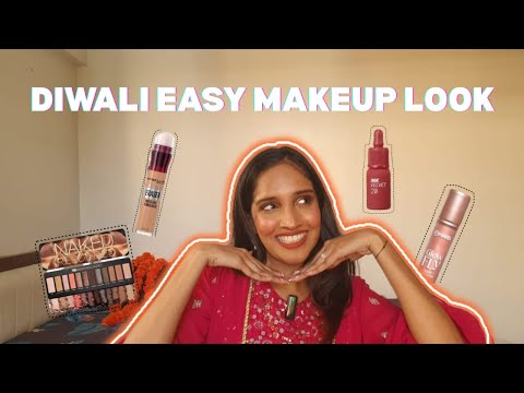 Easy Diwali Makeup💄 | Soft glam Diwali makeup for Indian skin | Ravija Deshpande