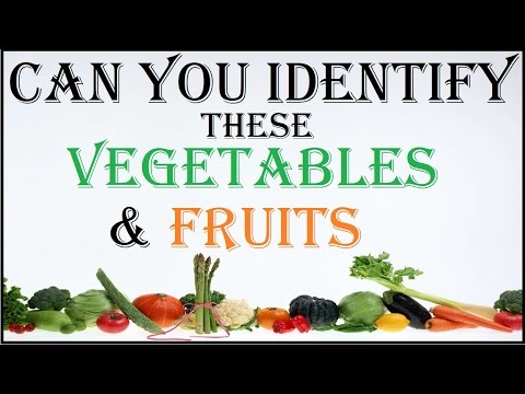 Picture Puzzles - Identify the Vegetables & Fruits