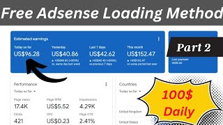 New Adsense Loading Method 2023 (part 2) Latest Adsense Loading Method 2023