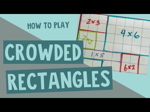 Crowded Rectangles Multiplication Game