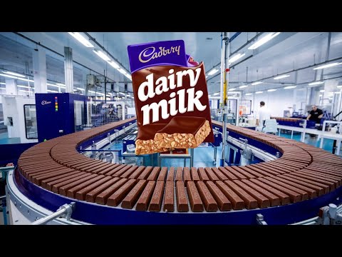 How Millions of Cadbury Dairy Milk Bars are made in factory || factory X process