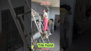 Thang nâng ngói tự động #thicongmaithai #roof #hoists