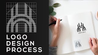 MonoGram Logo Design Process From Start To Finish Adobe Illustrator 2020| Usman GFX | #logodesign